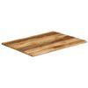 vidaXL Tischplatte mit Baumkante 90x80x2,5 cm Raues Mango Massivholz
