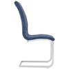 vidaXL Freischwinger 2 Stk. Blau Stoff