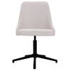 vidaXL Esszimmerst&uuml;hle 2 Stk. Drehbar Creme Stoff