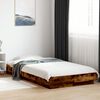 vidaXL Bettgestell mit LED R&auml;uchereiche 90x190 cm Holzwerkstoff