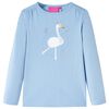 vidaXL Kinder-Langarmshirt Hellblau 104