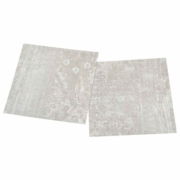 vidaXL Bodenplanken 55 pcs Hellgrau 5,11 m&sup2; PVC