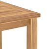 vidaXL Couchtisch Braun 110 x 110 x 45 cm Massivholz Teak