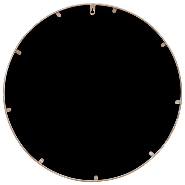 vidaXL Spiegel Sand 60x3 cm Eisen Rund f&uuml;r Innenbereich