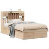 vidaXL Massivholzbett ohne Matratze 135x190 cm Kiefernholz