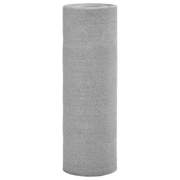 vidaXL Zaunblende Hellgrau 1,5x25 m HDPE 195 g/m&sup2;