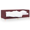 vidaXL Tagesbett USB Lila Stoff 90x200 cm