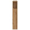 vidaXL Kopfteilschrank Artisan-Eiche 140x18,5x102,5 cm Holzwerkstoff