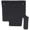 vidaXL Autofu&szlig;matte 3 pcs Schwarz Gummi