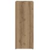 vidaXL Sonnenschirmhalter mit Speicher Artisan-Eiche 25 x 24,5 x 64 cm