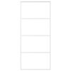 vidaXL Schiebet&uuml;r ESG-Mattglas und Aluminium 90x205 cm Wei&szlig;