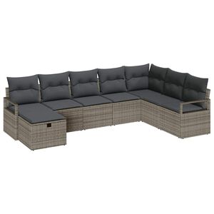 vidaXL Sofa Set 5 stk. Poly-Rattan