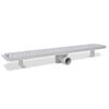 vidaXL Duschrinne 730x140 mm Edelstahl L&ouml;cher-Design