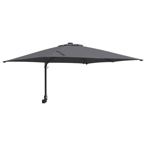vidaXL Garten-Sonnenschirm Anthrazit 248,5 x 247,5 x 160 cm