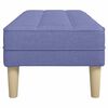 vidaXL Bank mit Kissen Jeans blau 113 x 57 x 39 cm Stoff