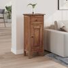 vidaXL Pflanzenst&auml;nder mit T&uuml;r Braun 36 x 25 x 80 cm Mahagoni Holz