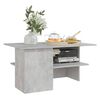 vidaXL Couchtisch Betongrau 90x60x46,5 cm Holzwerkstoff