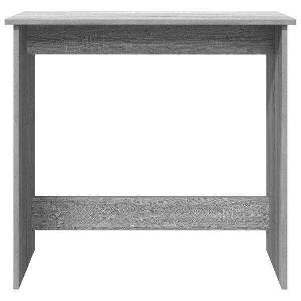 vidaXL Schreibtisch Grau Sonoma 80x40x75 cm Holzwerkstoff