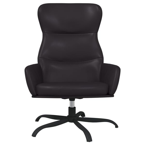 vidaXL Relaxsessel Schwarz Kunstleder