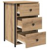 vidaXL Nachttisch Braun 40 x 36 x 60 cm Massives upgecyceltes Holz