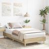 vidaXL Bettgestell ohne Matratze Sonoma-Eiche 75x190 cm Holzwerkstoff