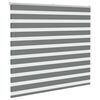 vidaXL Doppelrollo Dunkelgrau 165x150 cm Stoffbreite 160,9 cm Polyester