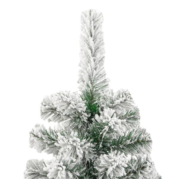 vidaXL K&uuml;nstlicher Weihnachtsbaum Klappbar Beschneit 180 cm
