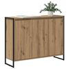 vidaXL Seitenschrank Kunsthandwerk Eiche 96,5 x 30 x 75 cm