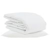 vidaXL Sommerdecke mit Kissen 2 pcs Wei&szlig; Daunenfeder