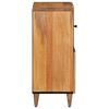vidaXL Sideboard mit Speicher Natur 80 x 33 x 75 cm Massivholz Mango