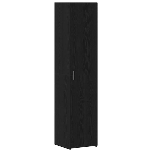 vidaXL Highboard Schwarz Eichen-Optik 40 x 42,5 x 185 cm