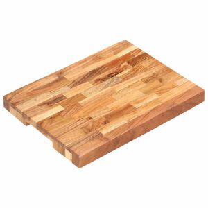 vidaXL Hackblock 40&times;30&times;4 cm Akazie Massivholz