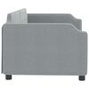 vidaXL Tagesbett Hellgrau 80x200 cm Stoff