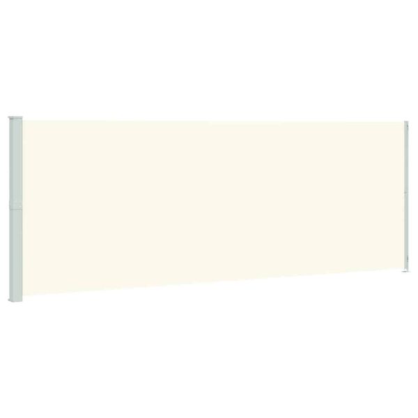 vidaXL Seitenmarkise Ausziehbar 220x600 cm Creme