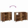 vidaXL Sideboard Altholz 100 x 33 x 75 cm Holzwerkstoff