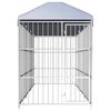 vidaXL Outdoor-Hundezwinger mit &Uuml;berdachung 450&times;150&times;200 cm