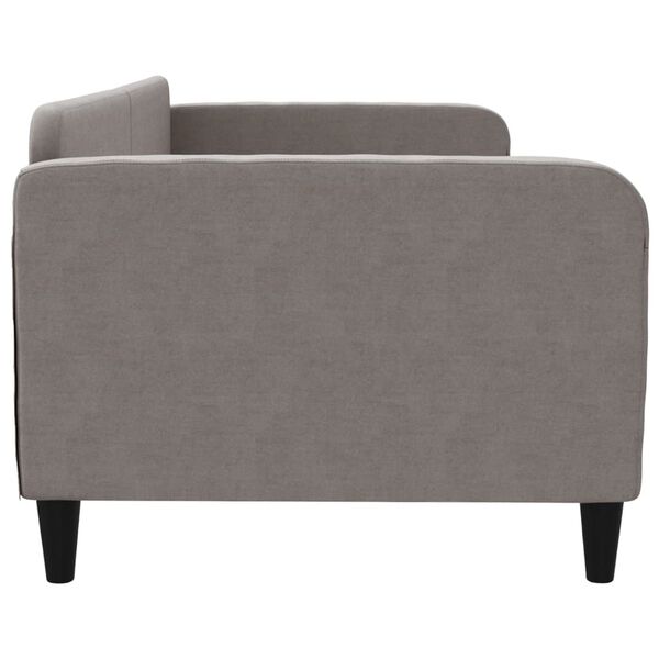 vidaXL Tagesbett Taupe 90x200 cm Stoff