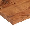 vidaXL Tischplatte 80x20x2,5 cm Rechteckig Massivholz Akazie