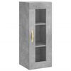 vidaXL Wandschrank Betongrau 34,5x34x90 cm