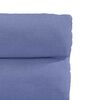 vidaXL Esszimmerst&uuml;hle 4 Stk. Jeansblau Stoff