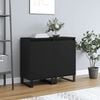 vidaXL Sideboards 2 Stk. Schwarz 40x35x70 cm Holzwerkstoff