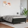 vidaXL Boxspringbettgestell Schwarz 120x200 cm Kunstleder