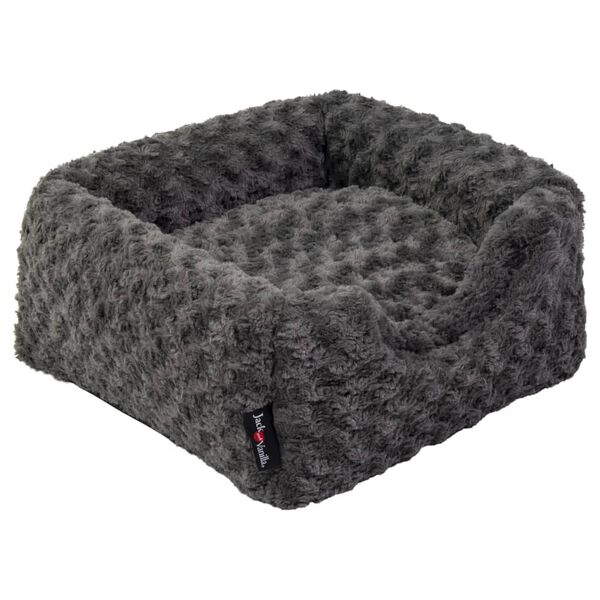 Jack and Vanilla Kuschelh&ouml;hle Softy S 40x40x39 cm Rosette Grau
