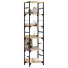 vidaXL B&uuml;cherregal Sonoma-Eiche 50 x 33 x 188,5 cm Holzwerkstoff