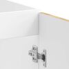 vidaXL Waschbecken-Unterschrank Porto 2 pcs Braun Holzwerkstoff