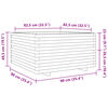 vidaXL Pflanzk&uuml;bel 90x90x49,5 cm Massivholz Douglasie