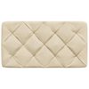 vidaXL Kopfteil-Kissen Creme 90 cm Stoff