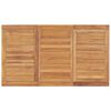vidaXL 7-teiliges Garten-Ess-Set 140 x 80 cm Massivholz Teak