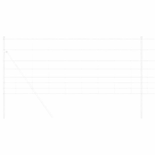 vidaXL Wildzaun Grau 1 x 10 m Stahl