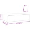 vidaXL M&ouml;belbezug Uni Schwarz 305 x 190 x 85 cm 210D